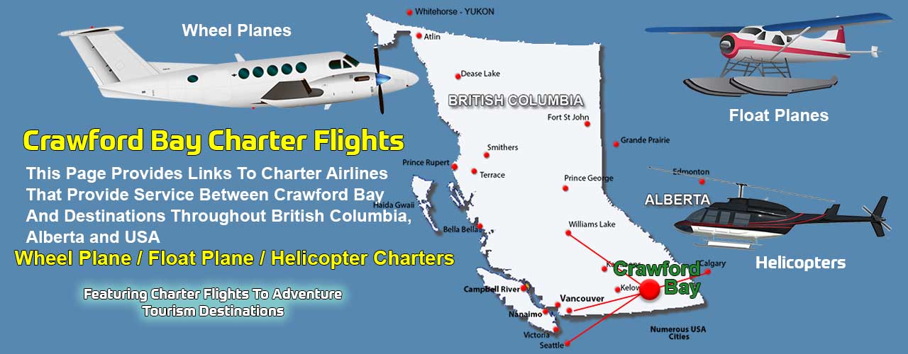 Charter Flights To Crawford Bay